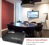 ARIZONE 4K HDMI Splitter 1 In 4 Out, 1x4 Ports Box Supports Full Ultra HD 1080P and 3D Compatible with PC STB Xbox PS4 PS3 Fire Stick