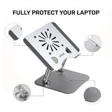 ARIZONE Laptop Stand with Cooling Fan, Laptop Cooling Pad, Adjustable Height Laptop Riser for Gaming Laptop