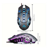 ARIZONE Wireless Gaming Mouse with Dual Mode, Rechargeable Ergonomic Grips, Adjustable DPI Values, 2 Programmable Side Buttons, Breathing Backlit