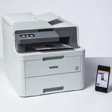 Brother Wireless All in One Printer, DCP-L3551CDW, with Advanced LED Color Laser Print, Duplex & Mobile Printing, Network Connectivity, High Yield Ink Toner