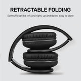 ARIZONE Bluetooth Headphones Over Ear, Bluetooth 5.3 Wireless Headphones, 12H Playtime, Foldable Headphones for Phone/PC(Black)